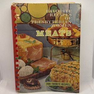 Favorite Recipes of Presbyterian Woman 2000 Recipes Vintage 1960’s